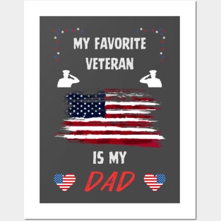 veteran dad Posters and Art